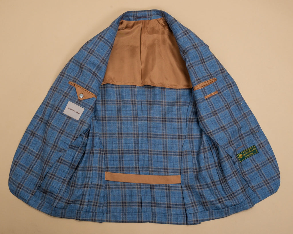 Blue Plaid Check LP Summertime Sports Jacket