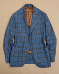 Blue Plaid Check LP Summertime Sports Jacket
