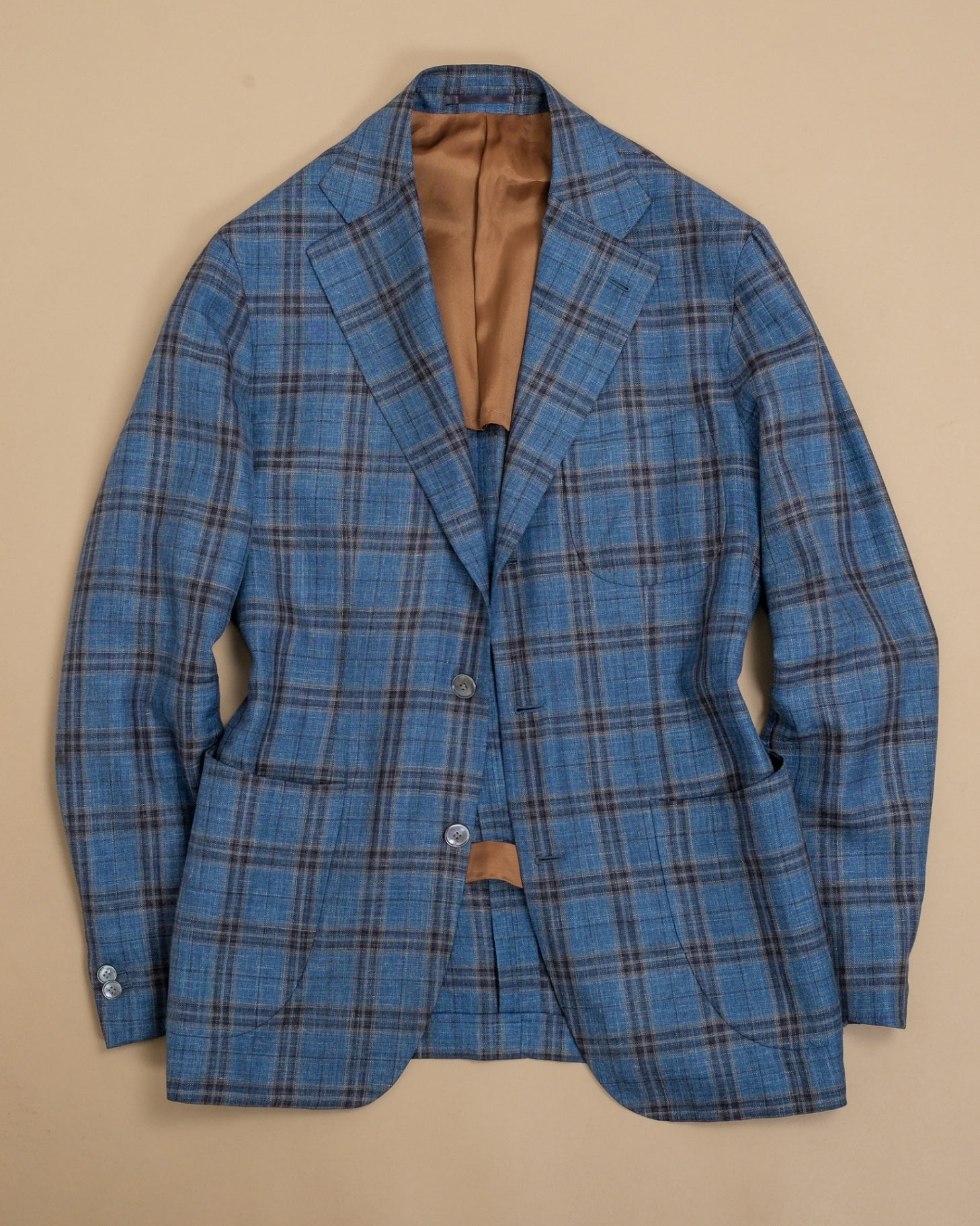 Blue Plaid Check LP Summertime Sports Jacket