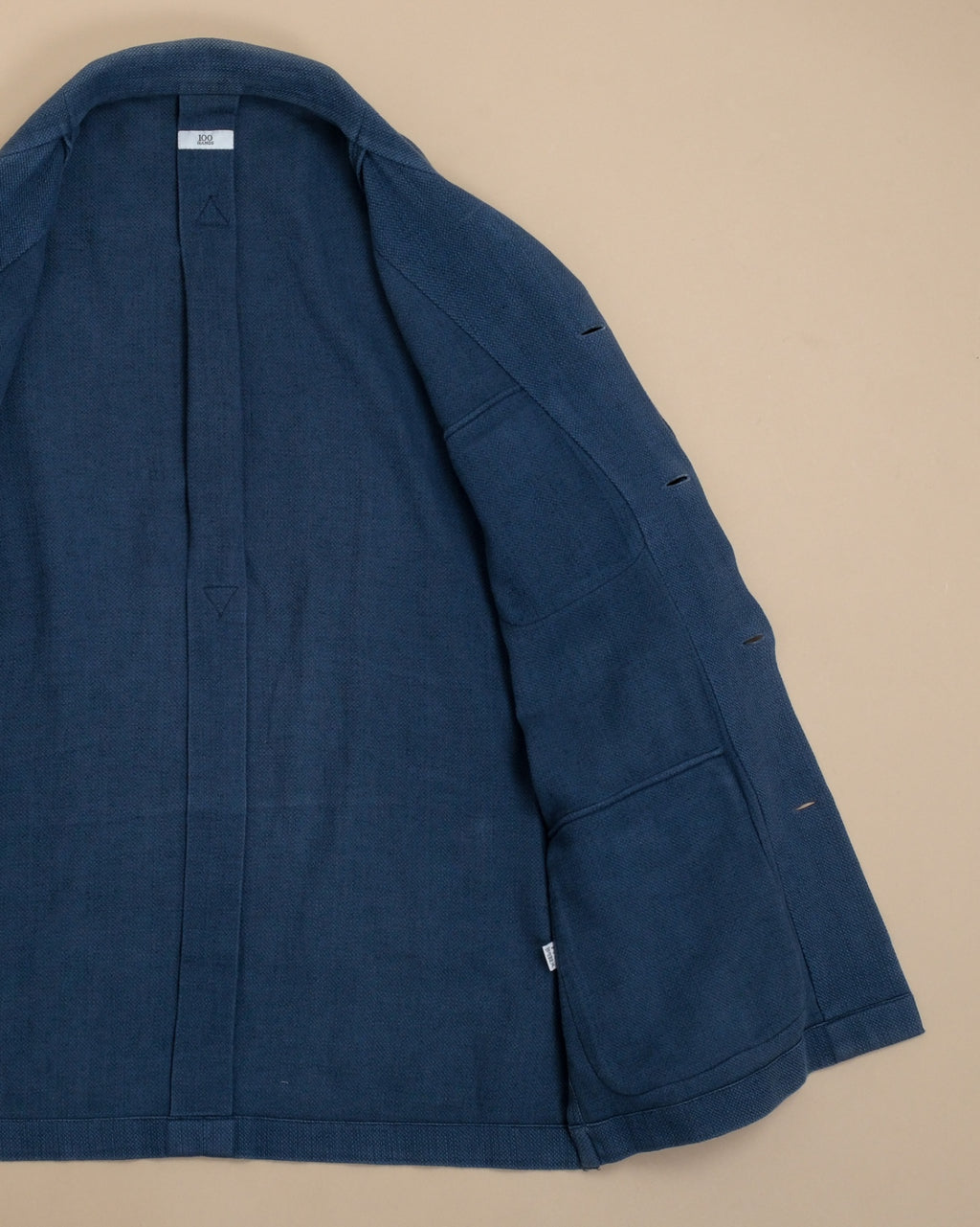 Pale Blue Linen Cotton Overshirt