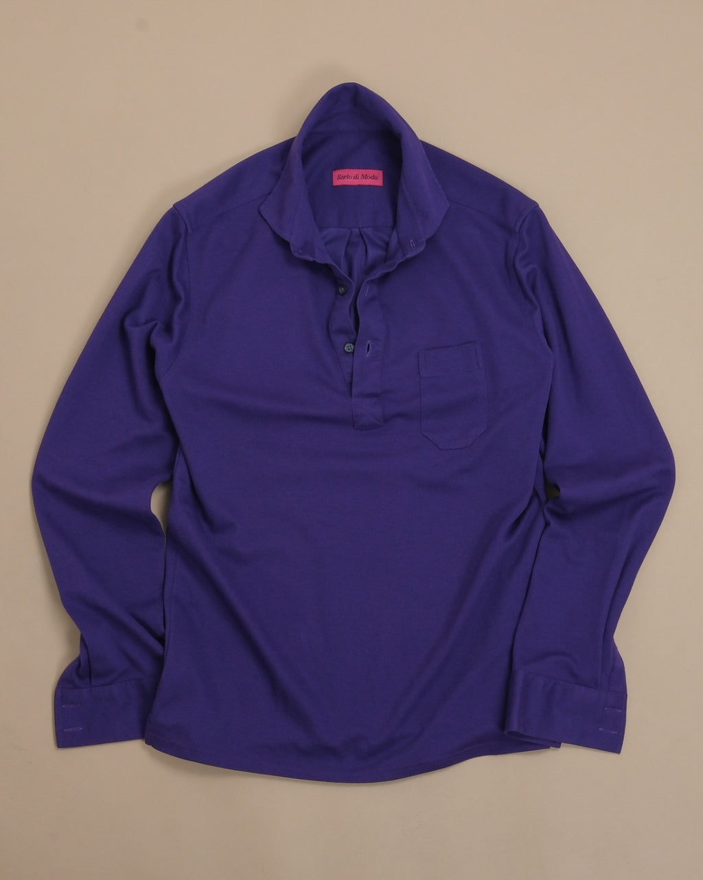 Lavender Pique Popover Shirt