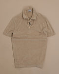 Beige Terry Cloth Polo