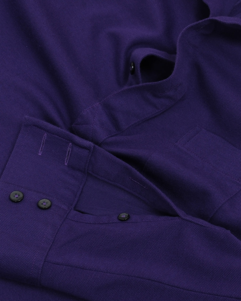 Lavender Pique Popover Shirt