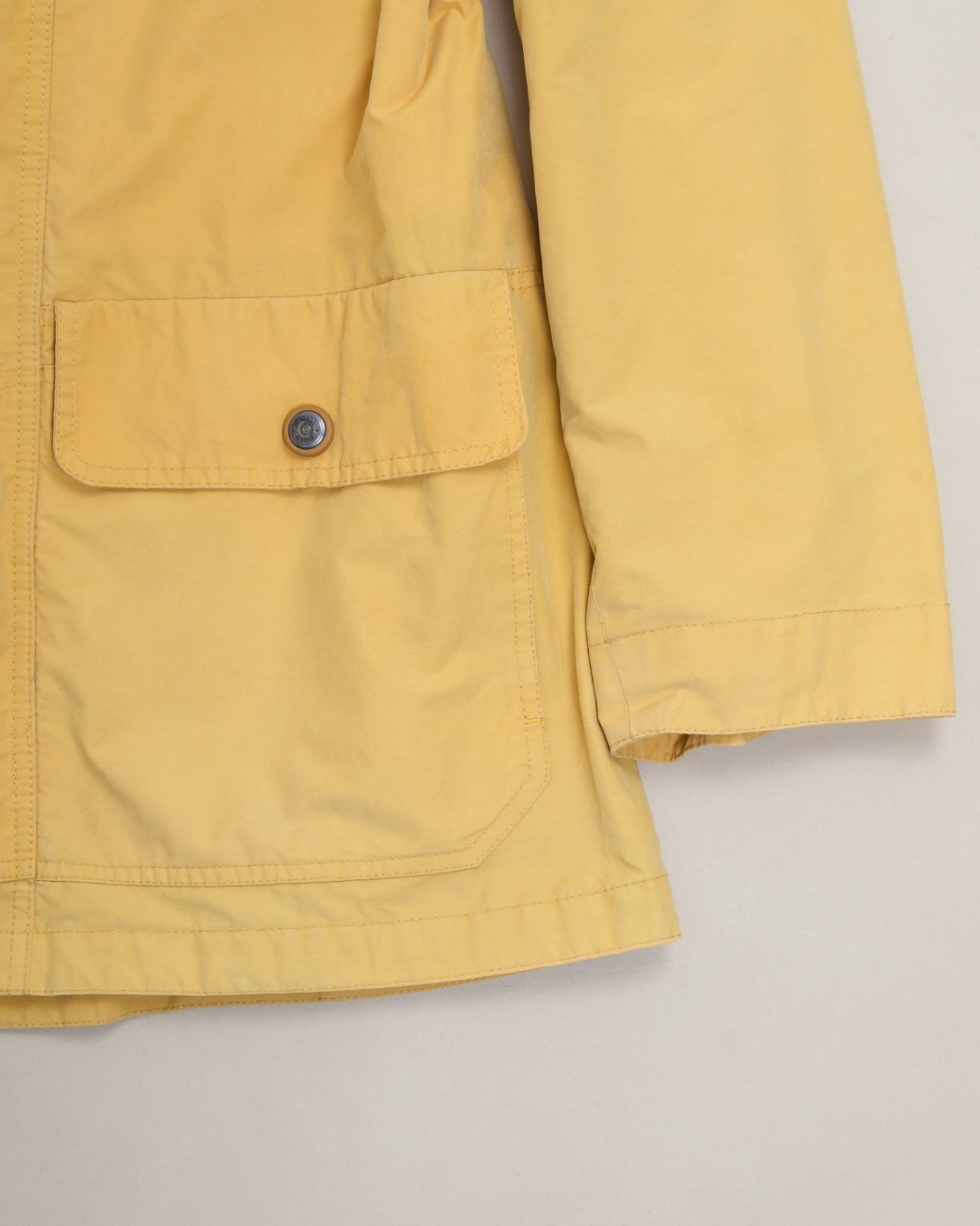 Faded Yellow Cotton Jacket