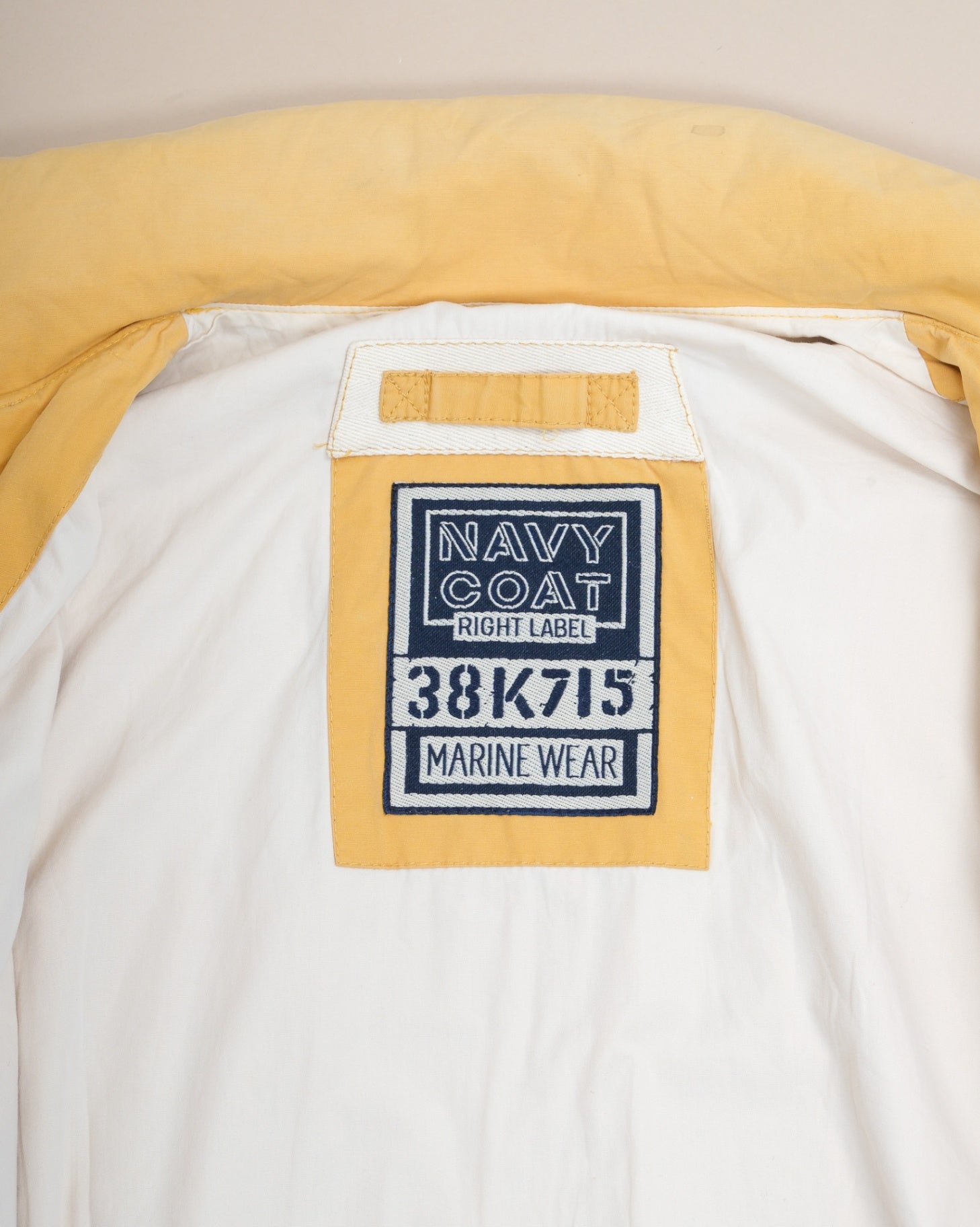 Faded Yellow Cotton Jacket