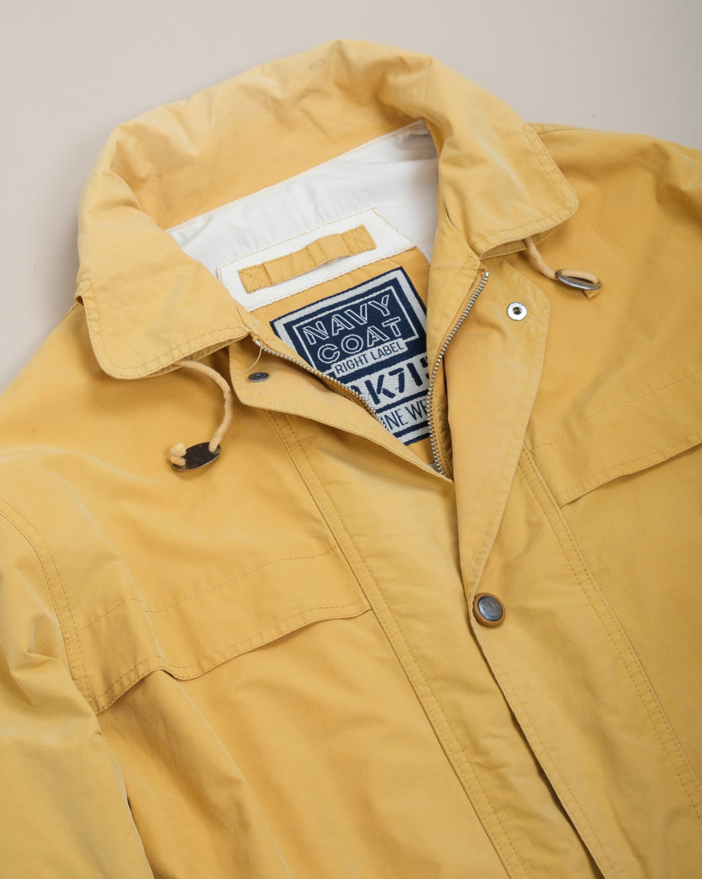 Faded Yellow Cotton Jacket