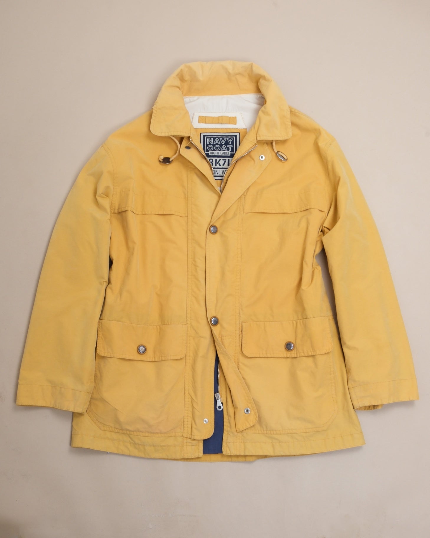 Faded Yellow Cotton Jacket
