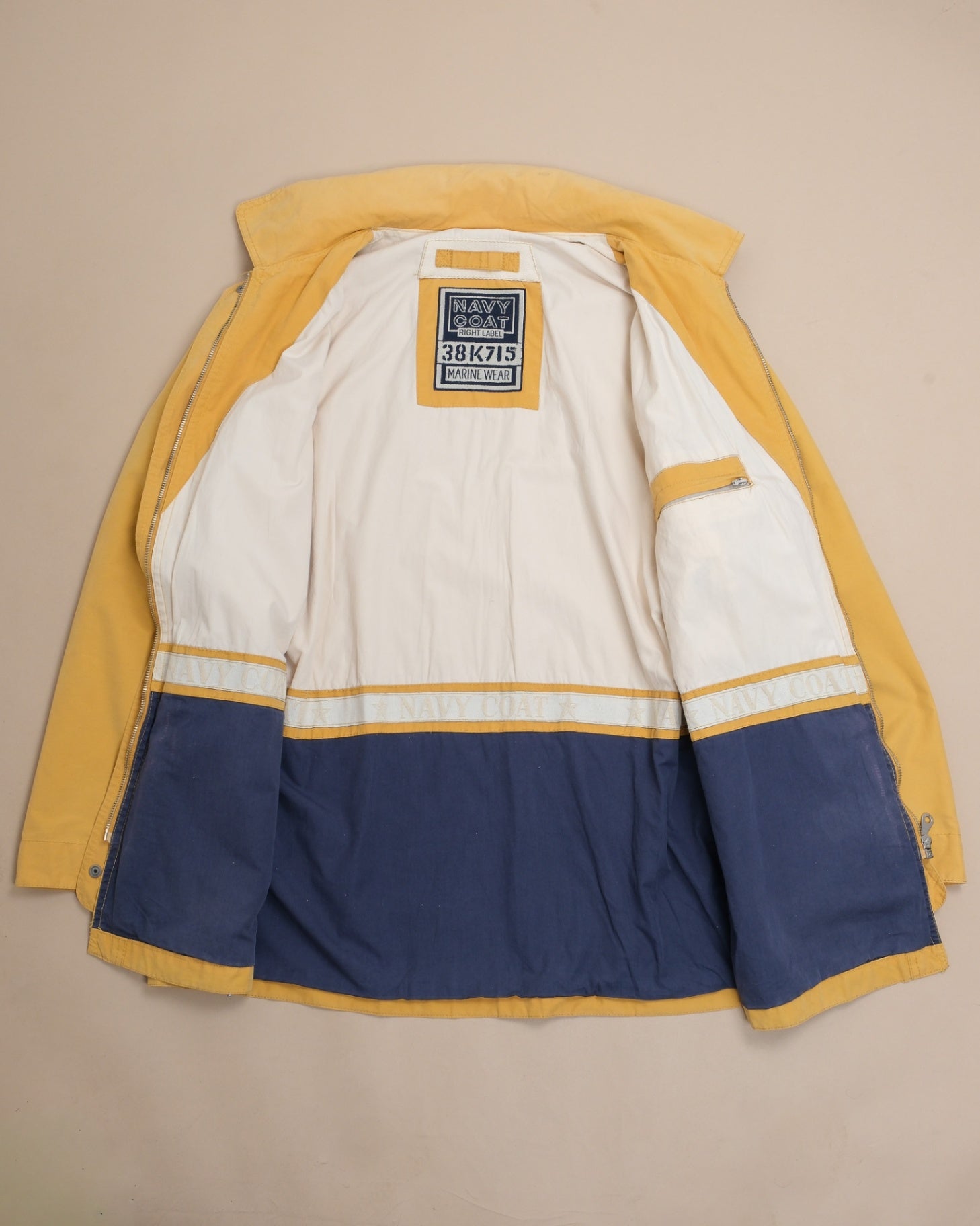 Faded Yellow Cotton Jacket