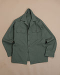 Army Green Rip-Stop Overshirt