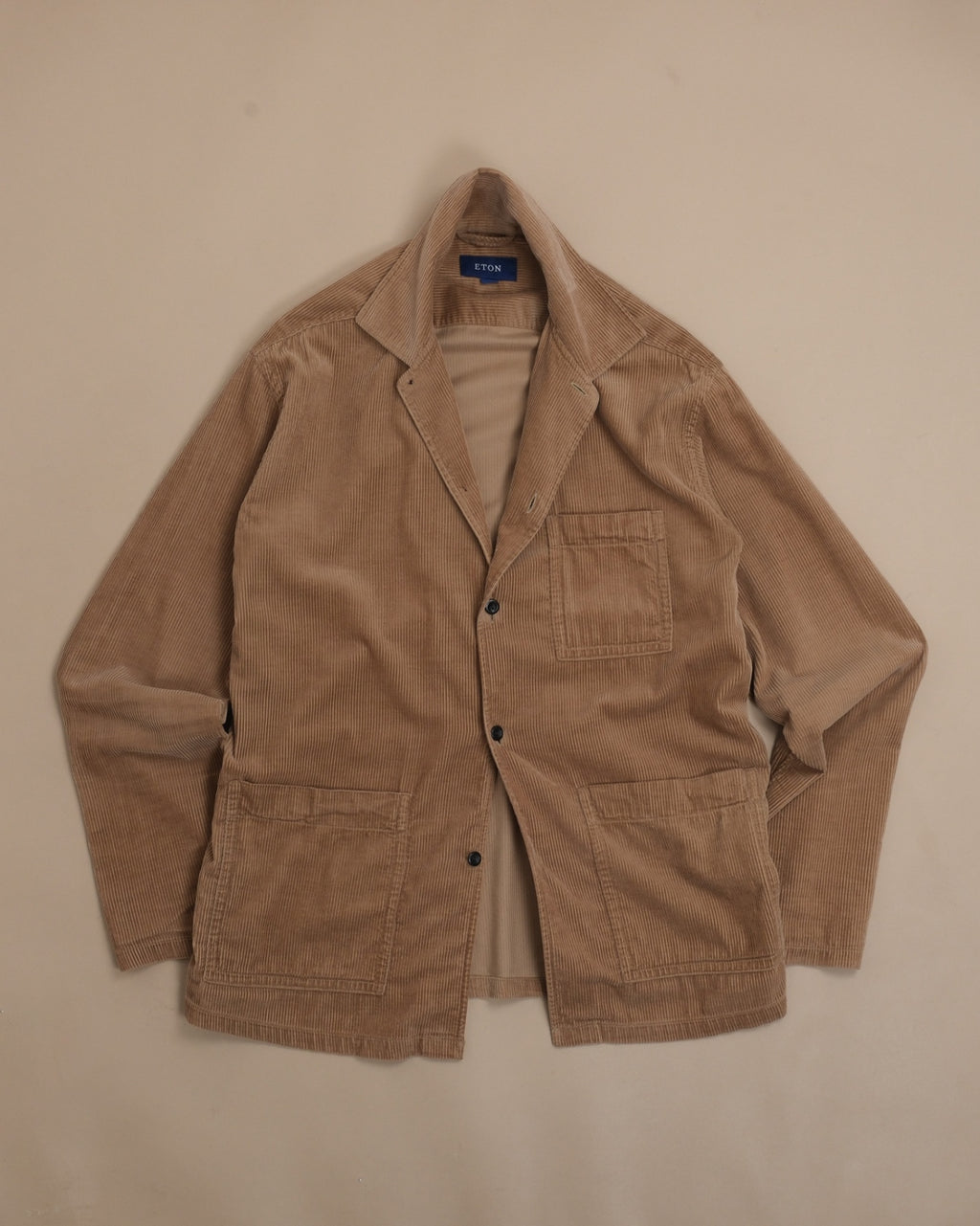 Brown Corduroy Cotton Overshirt