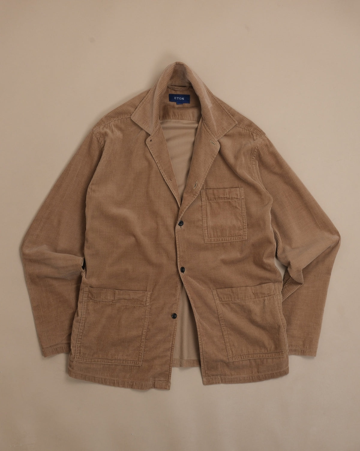 Brown Corduroy Cotton Overshirt