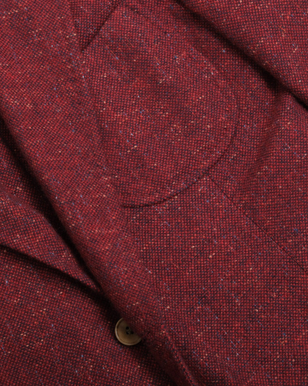 Burgundy Donegal Wool Sports Jacket