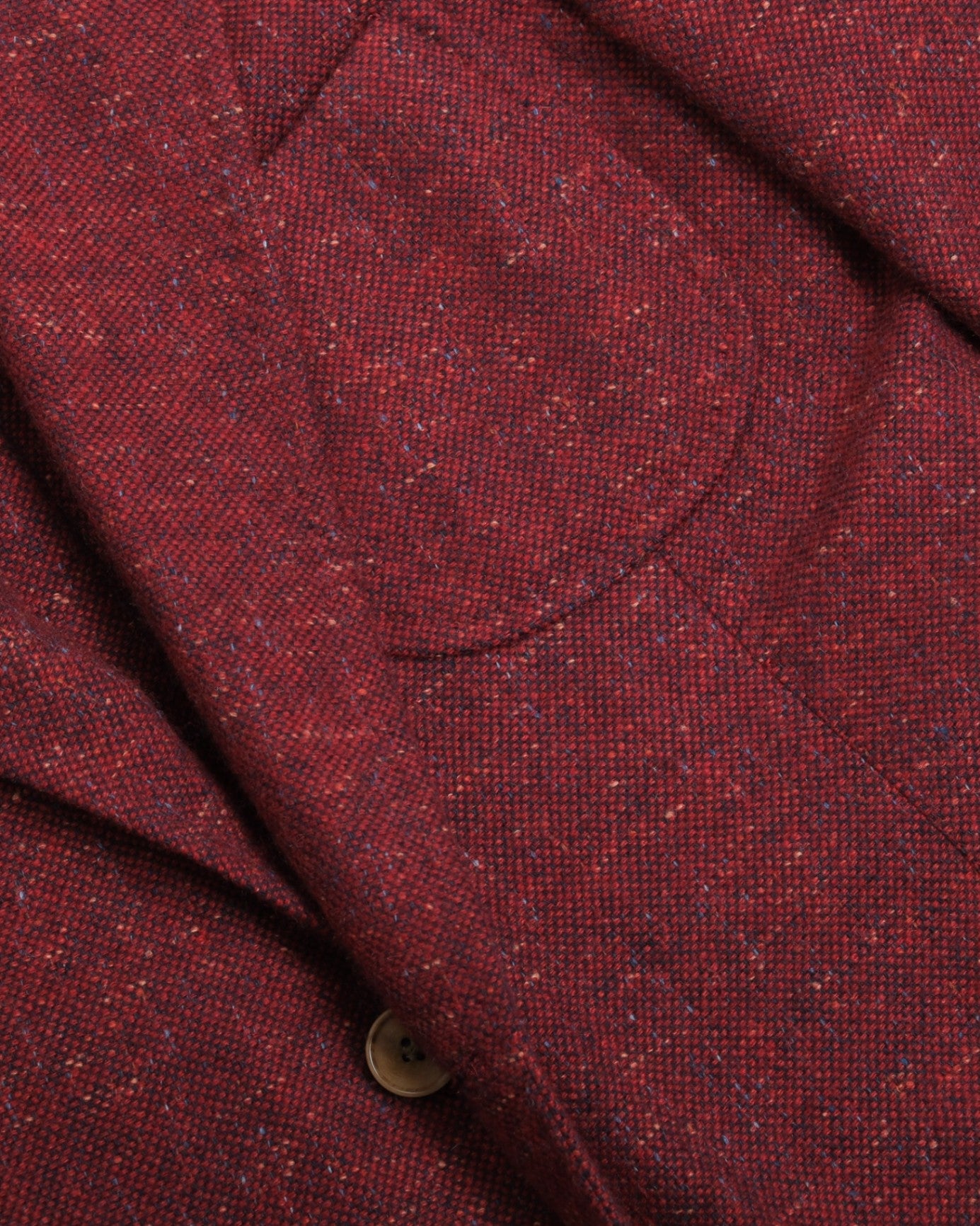 Burgundy Donegal Wool Sports Jacket