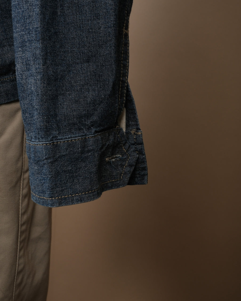 Dark Blue Chambray Field Jacket