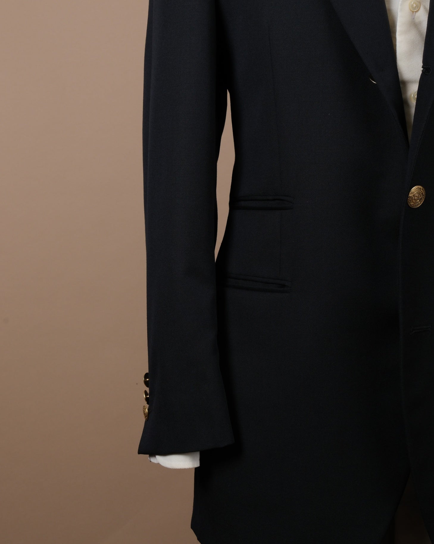 Navy Wool Blazer