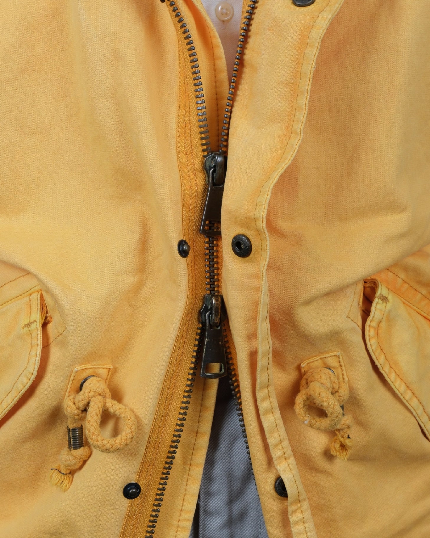Warm Yellow Cotton Parka