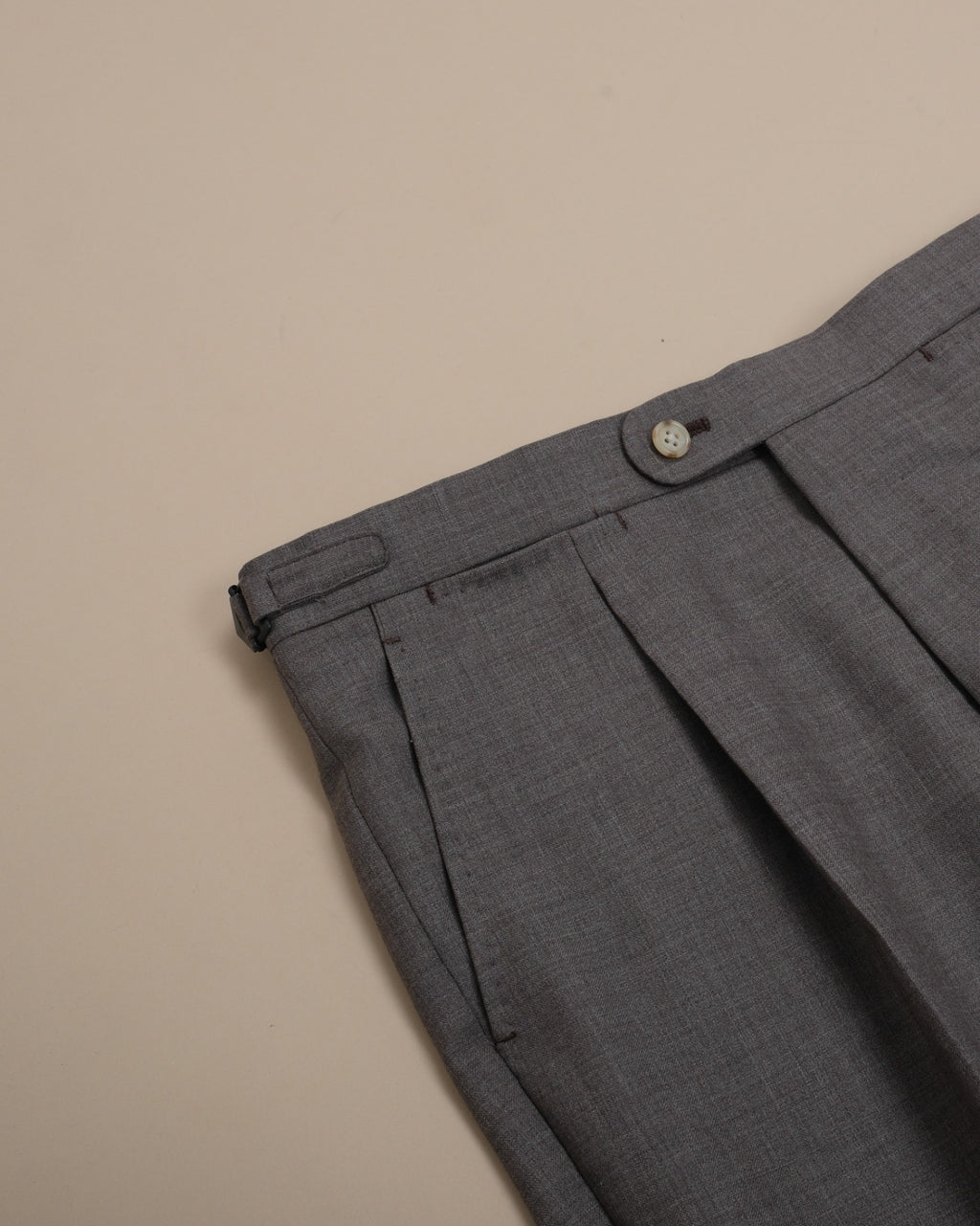 Taupe High-Twist Mod 3 Trousers