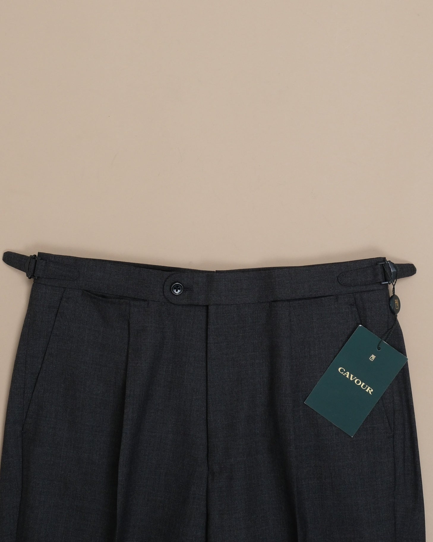 Charcoal High-Twist Mod 3 Trousers