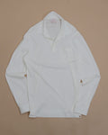 White Pique Polo