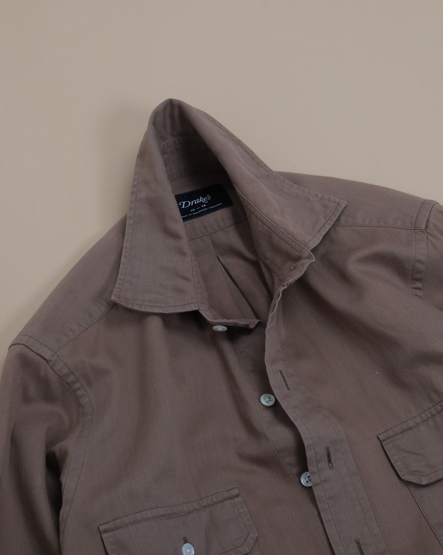 Mud Cotton/Linen Twill Work Shirt
