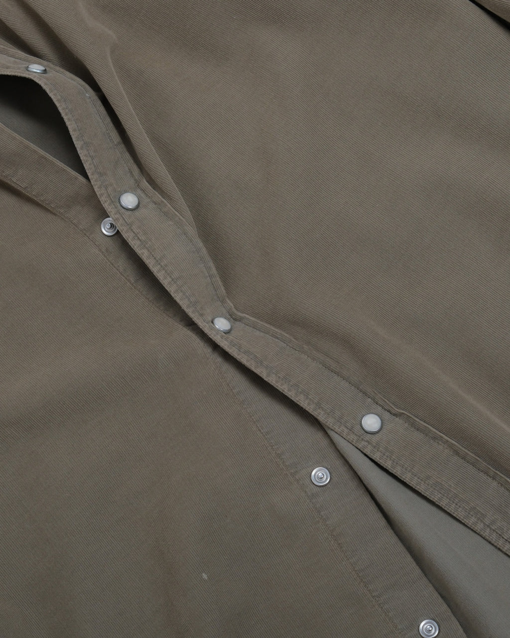 Pale Olive Baby Cord Western Shirt