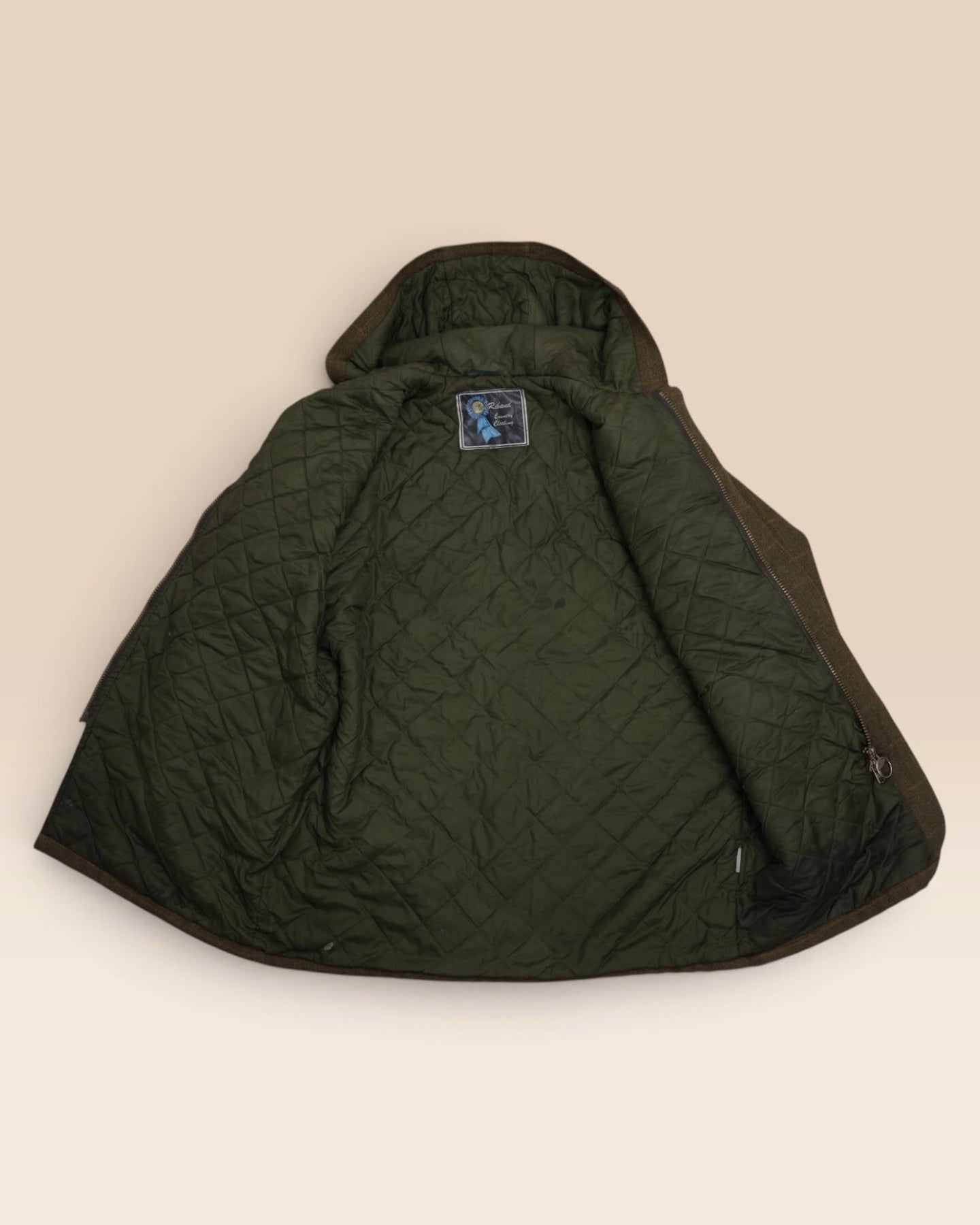 Dark Green Wool Duffle Coat