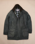 Olive Vintage Waxed Cotton Jacket, Made in England