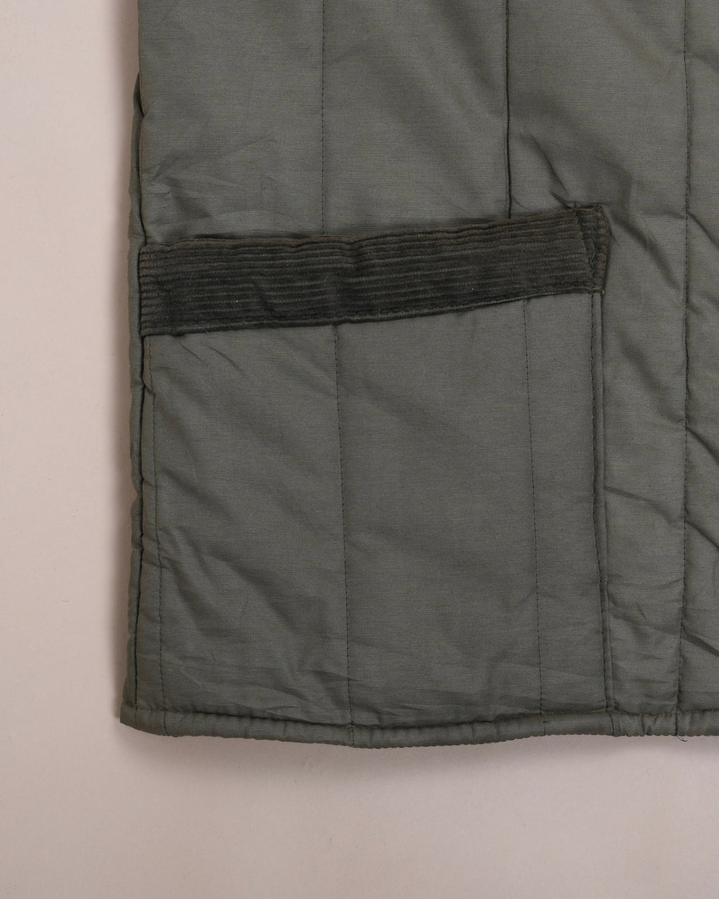 Olive green Quilted Shooting Vest