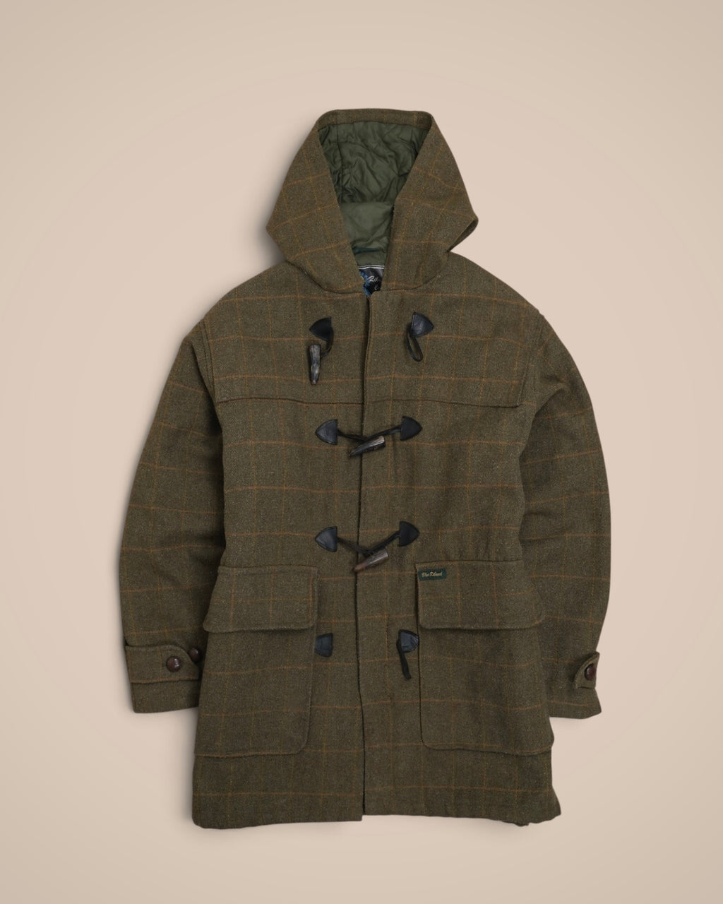 Dark Green Wool Duffle Coat
