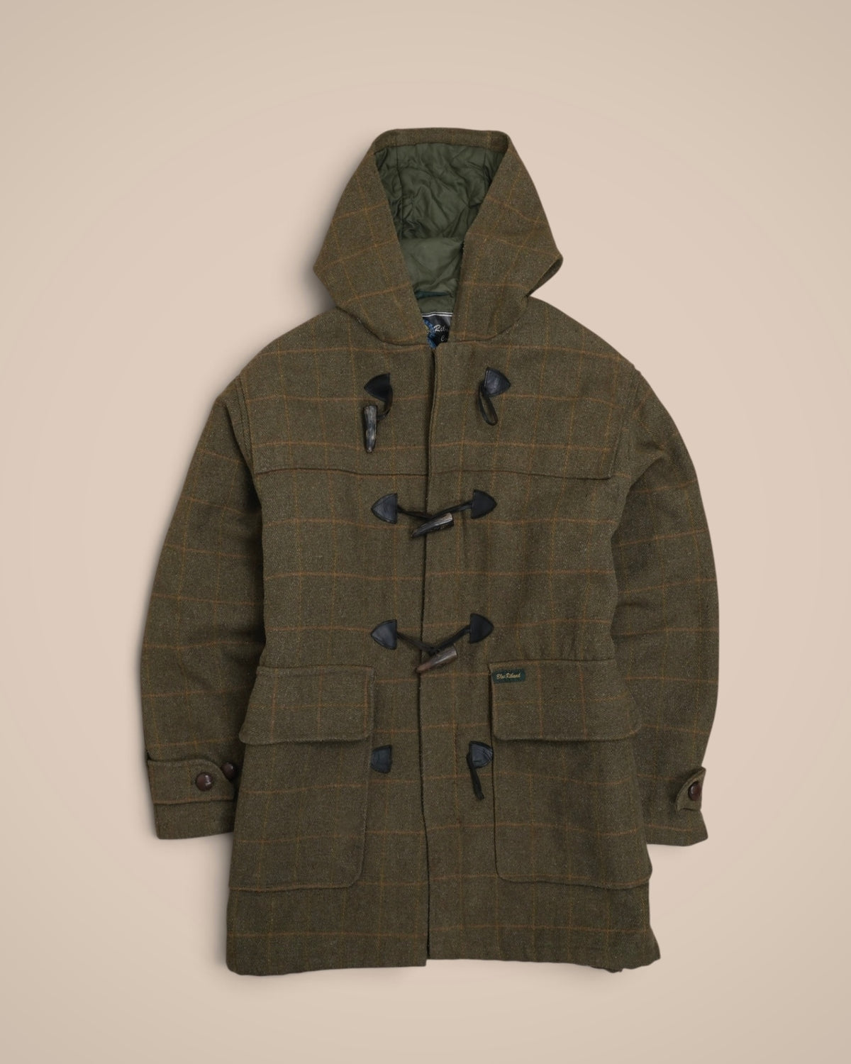 Dark Green Wool Duffle Coat