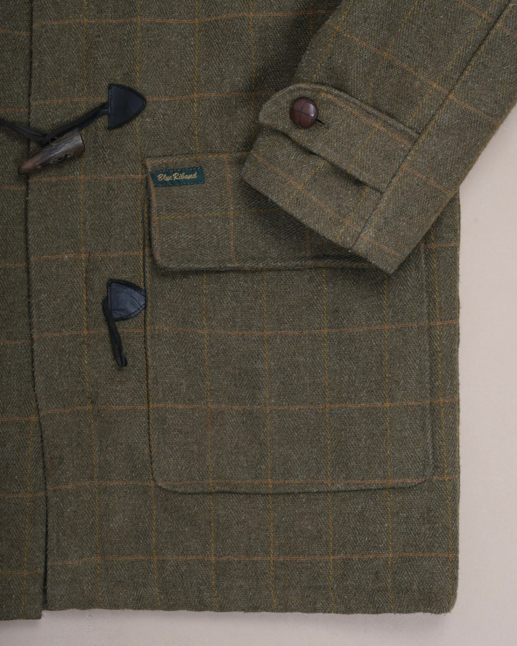 Dark Green Wool Duffle Coat
