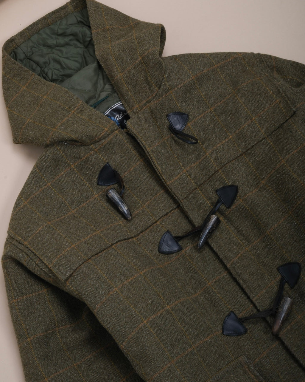 Dark Green Wool Duffle Coat