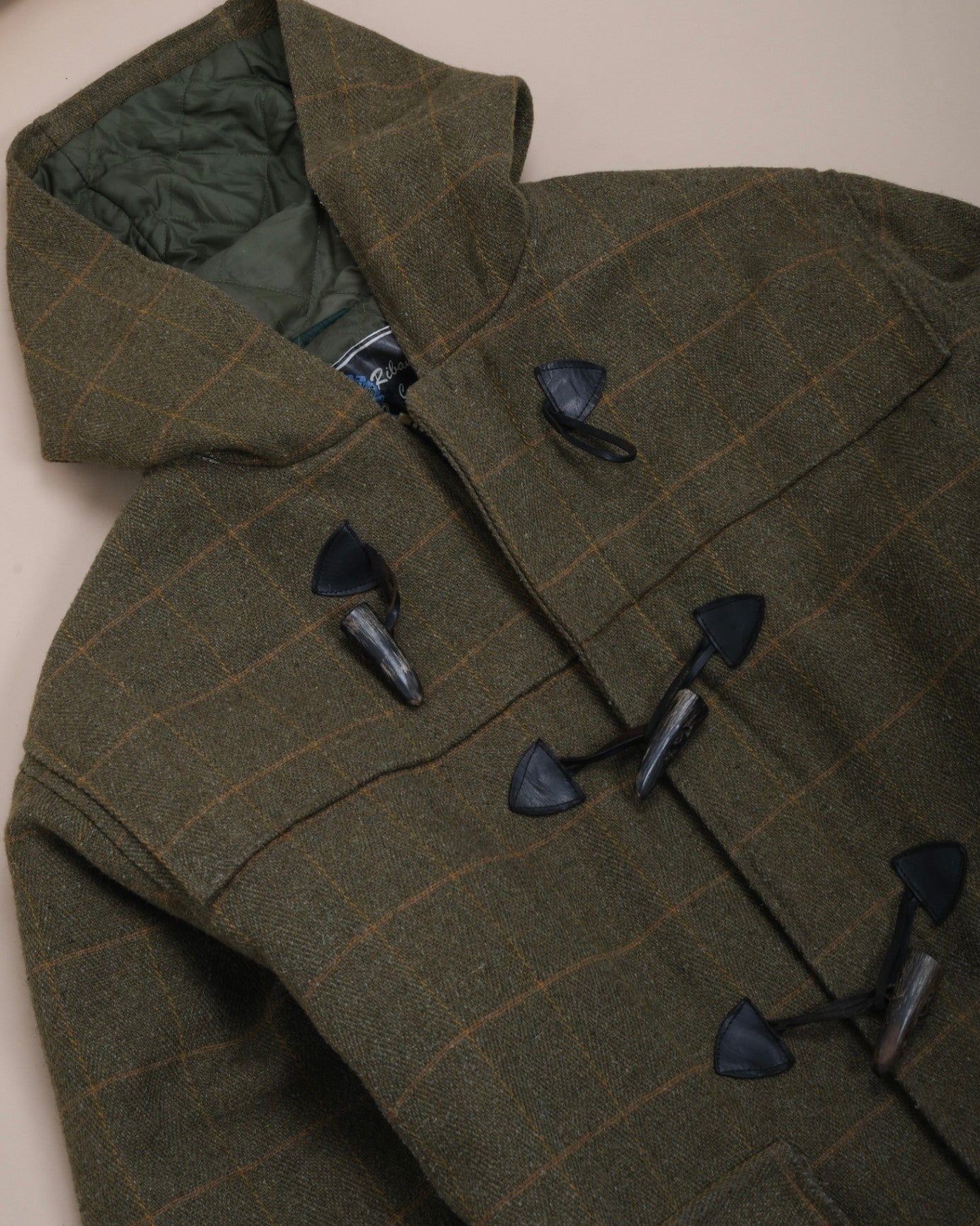 Dark Green Wool Duffle Coat