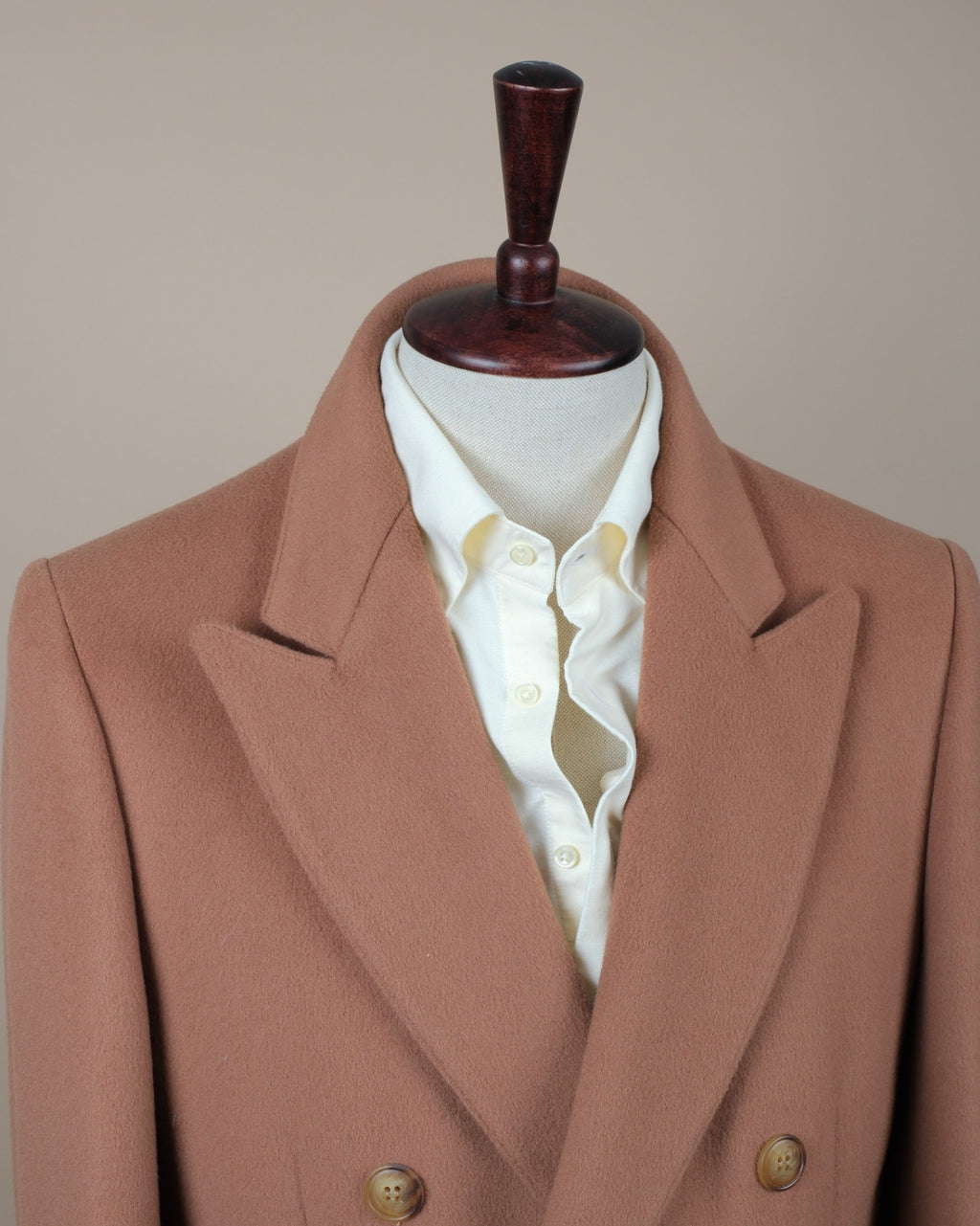 Caramel DB. Wool Coat