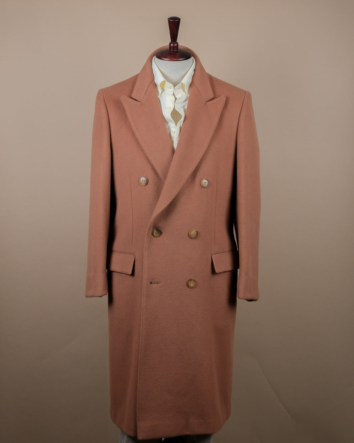 Caramel DB. Wool Coat