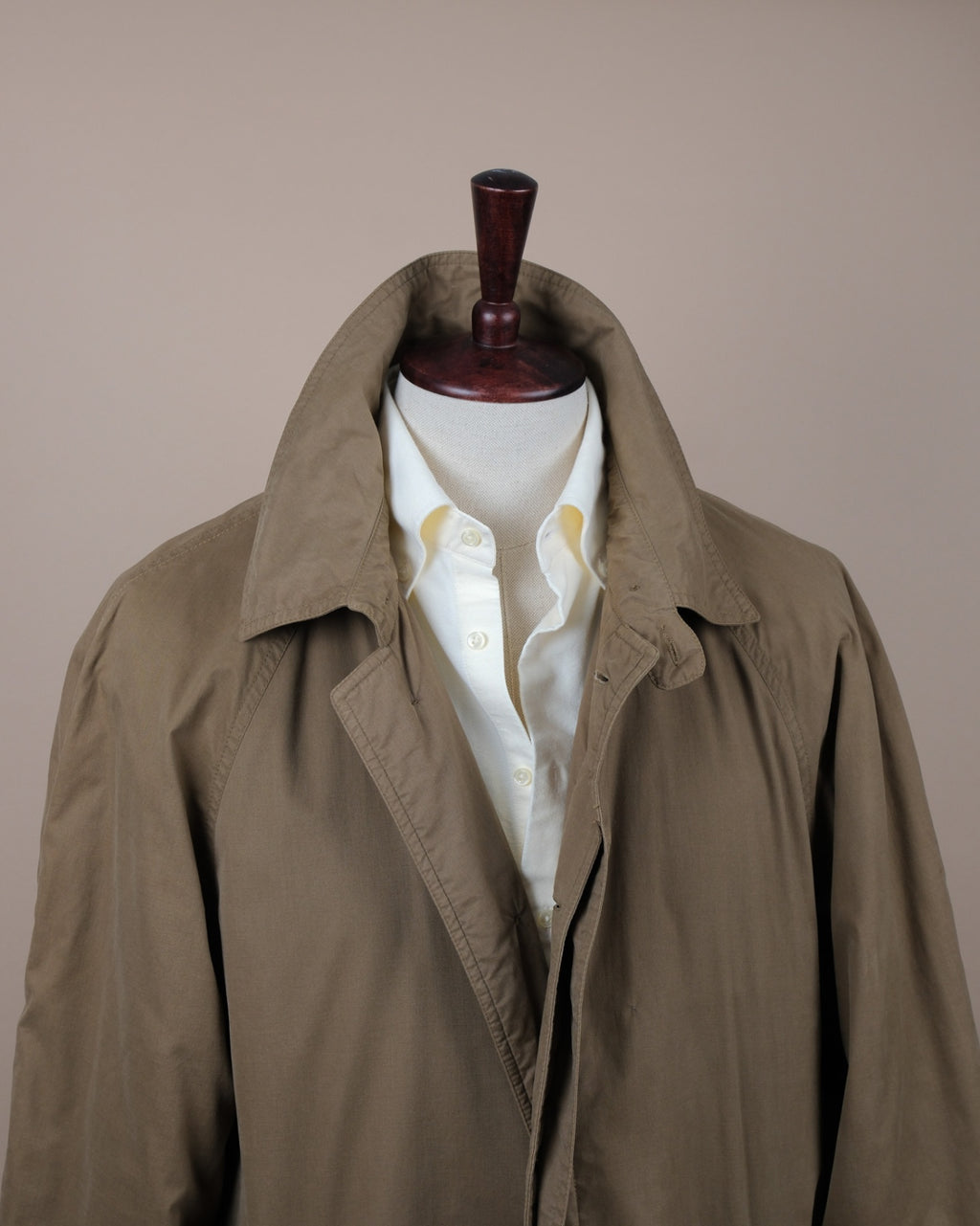 Olive Green Long Raglan Coat