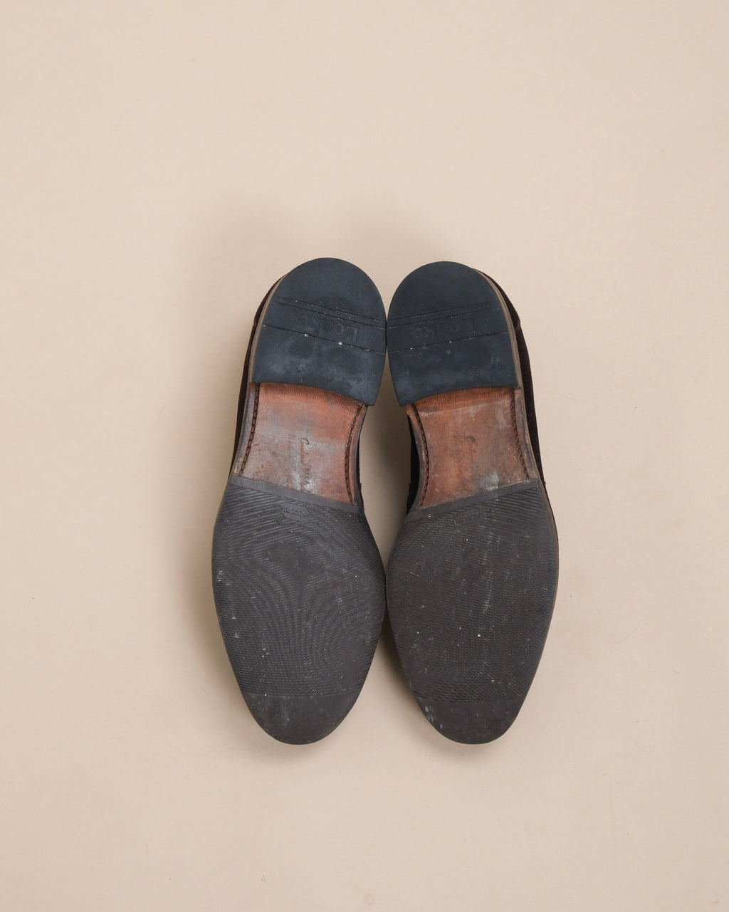 Dark Brown Suede Imperial Penny Loafers