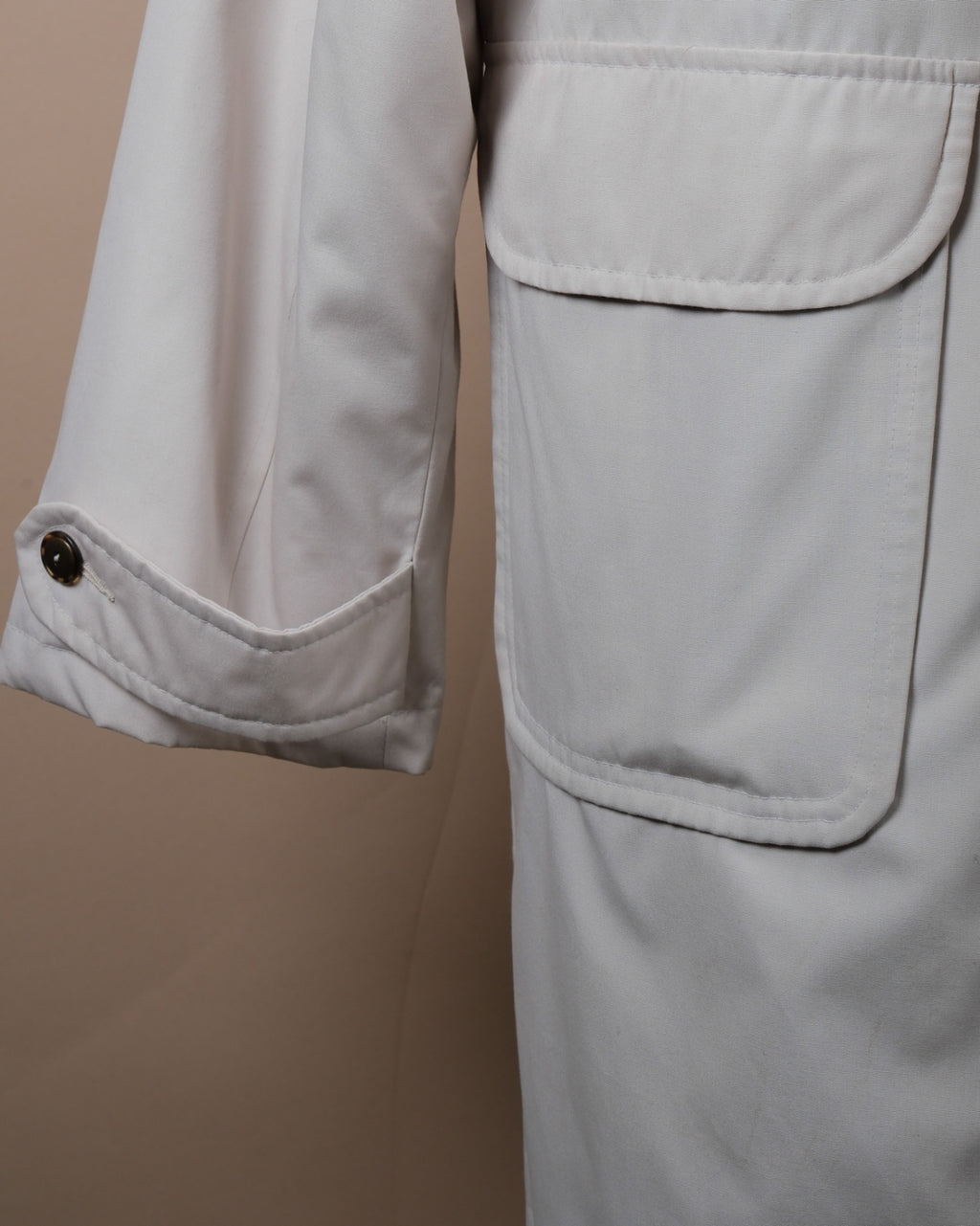 Off-White Long Lightly Padded Derby Coat