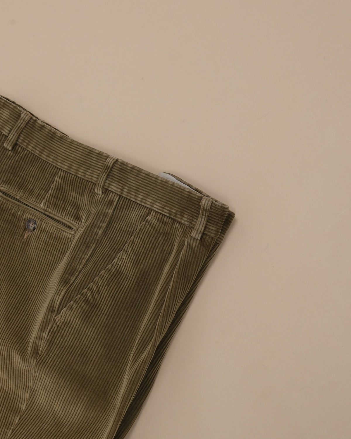 Olive Brown Corduroy Trousers