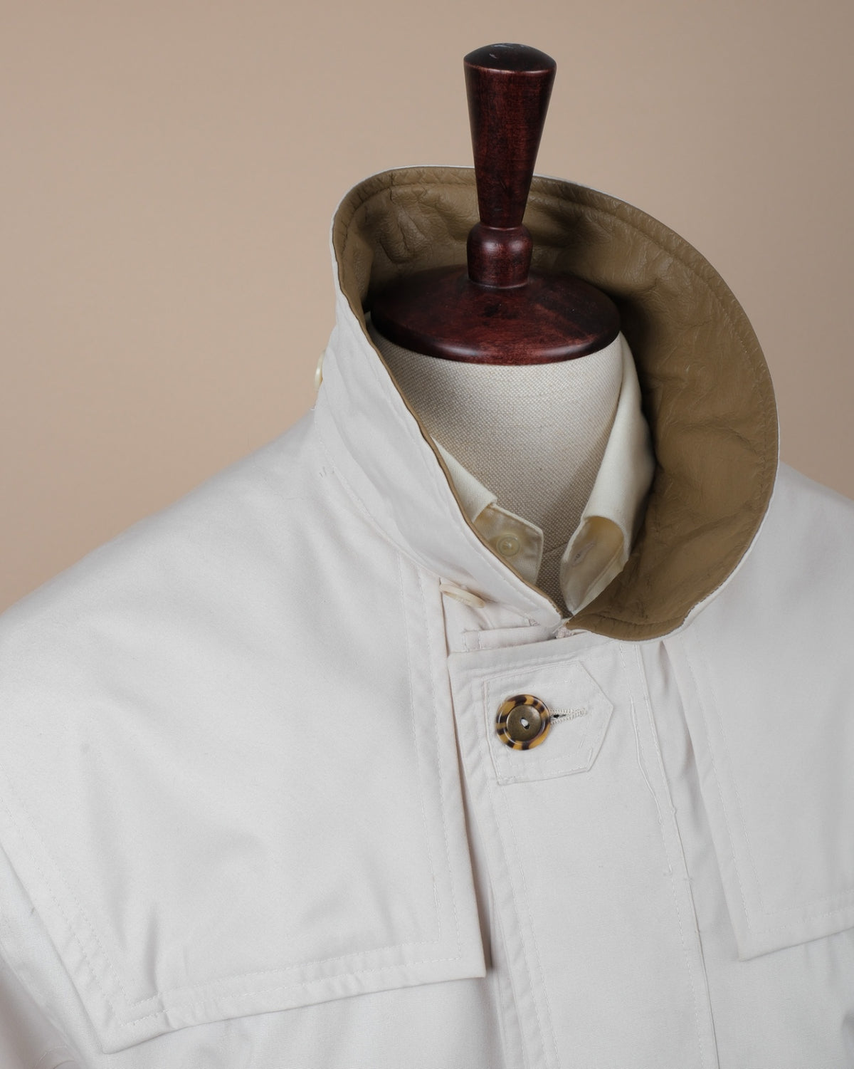 Off-White Long Lightly Padded Derby Coat