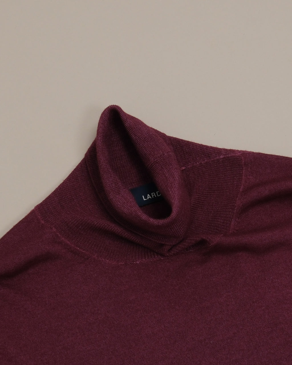 Burgundy Merino Wool Rollneck