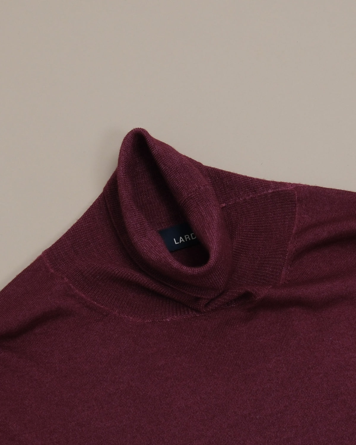 Burgundy Merino Wool Rollneck