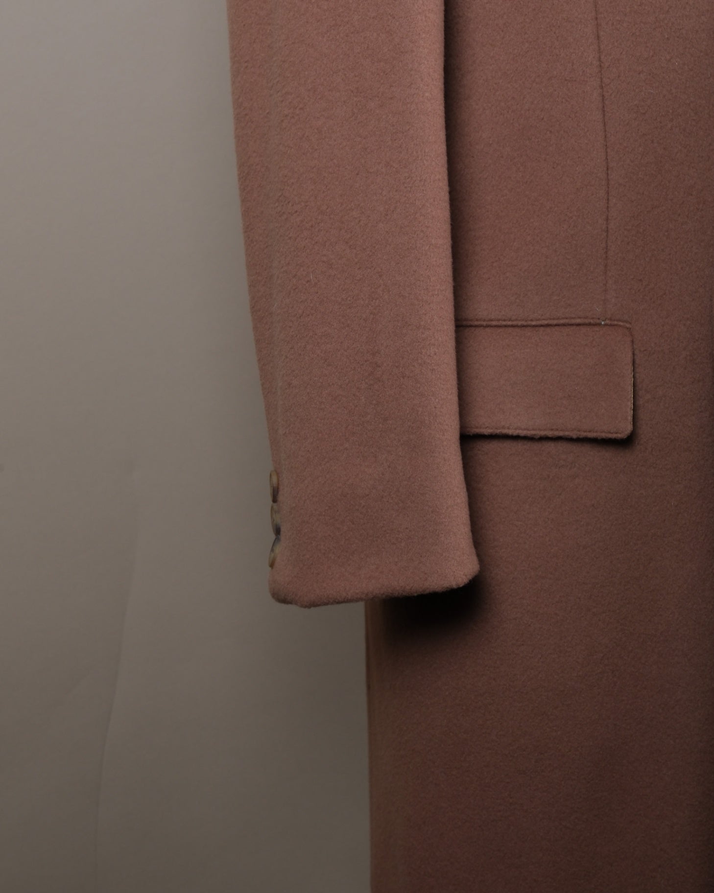 Caramel DB. Wool Coat