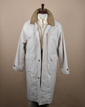 Off-White Long Lightly Padded Derby Coat
