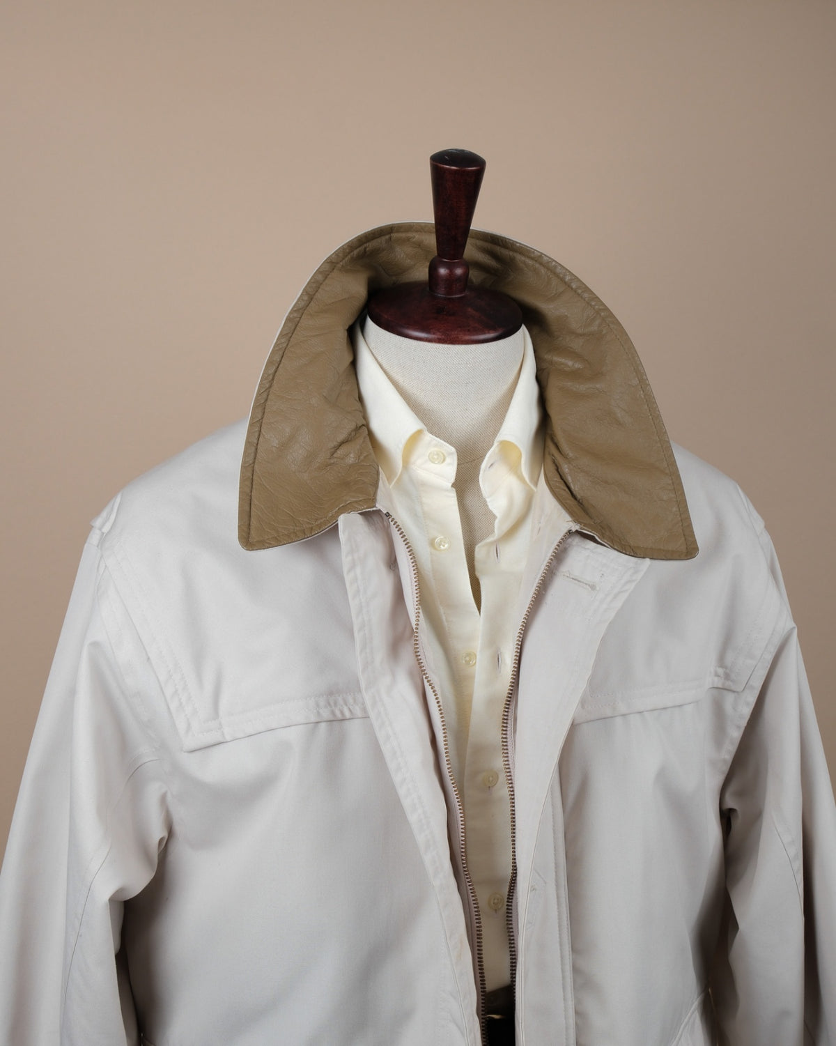 Off-White Long Lightly Padded Derby Coat