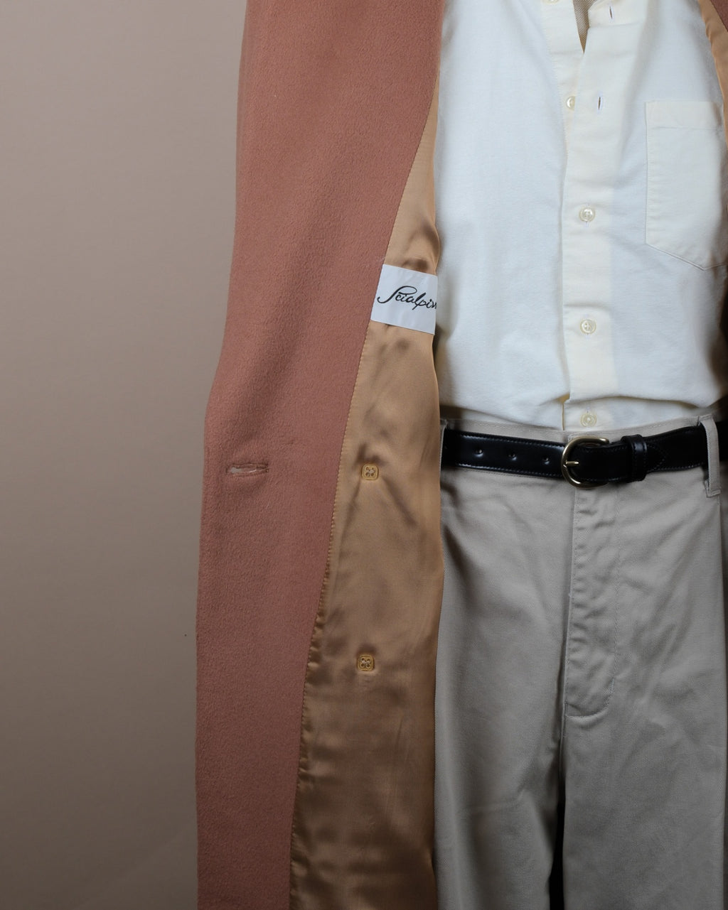 Caramel DB. Wool Coat
