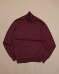 Burgundy Merino Wool Rollneck