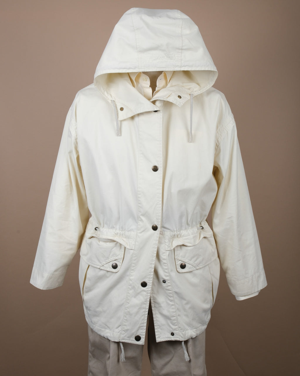 Ecru Cotton Sportivo Jacket