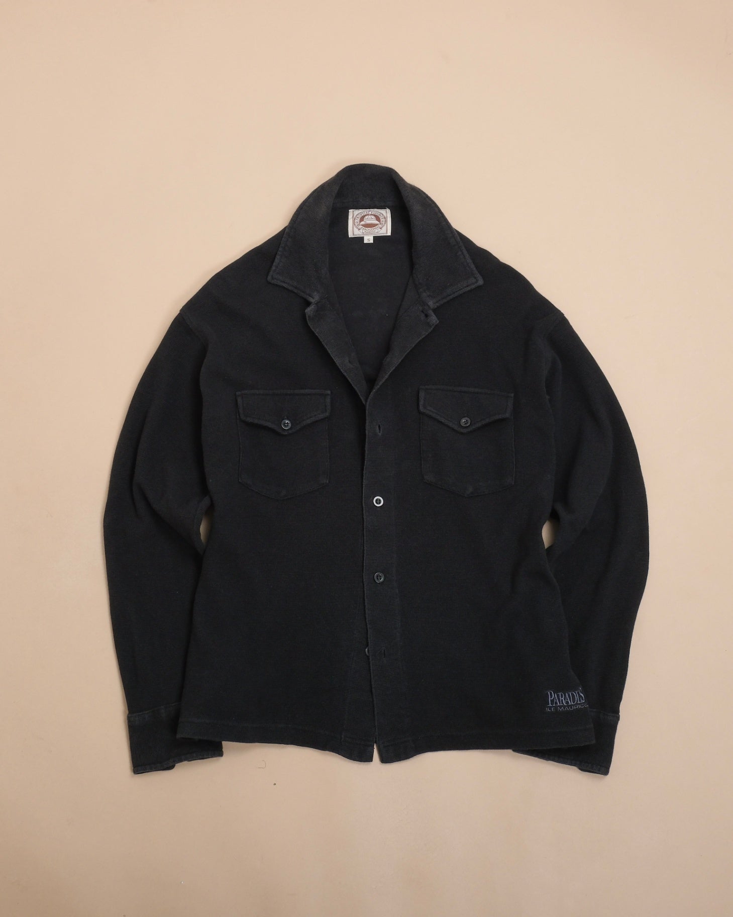 Black Waffle Resort Shirt