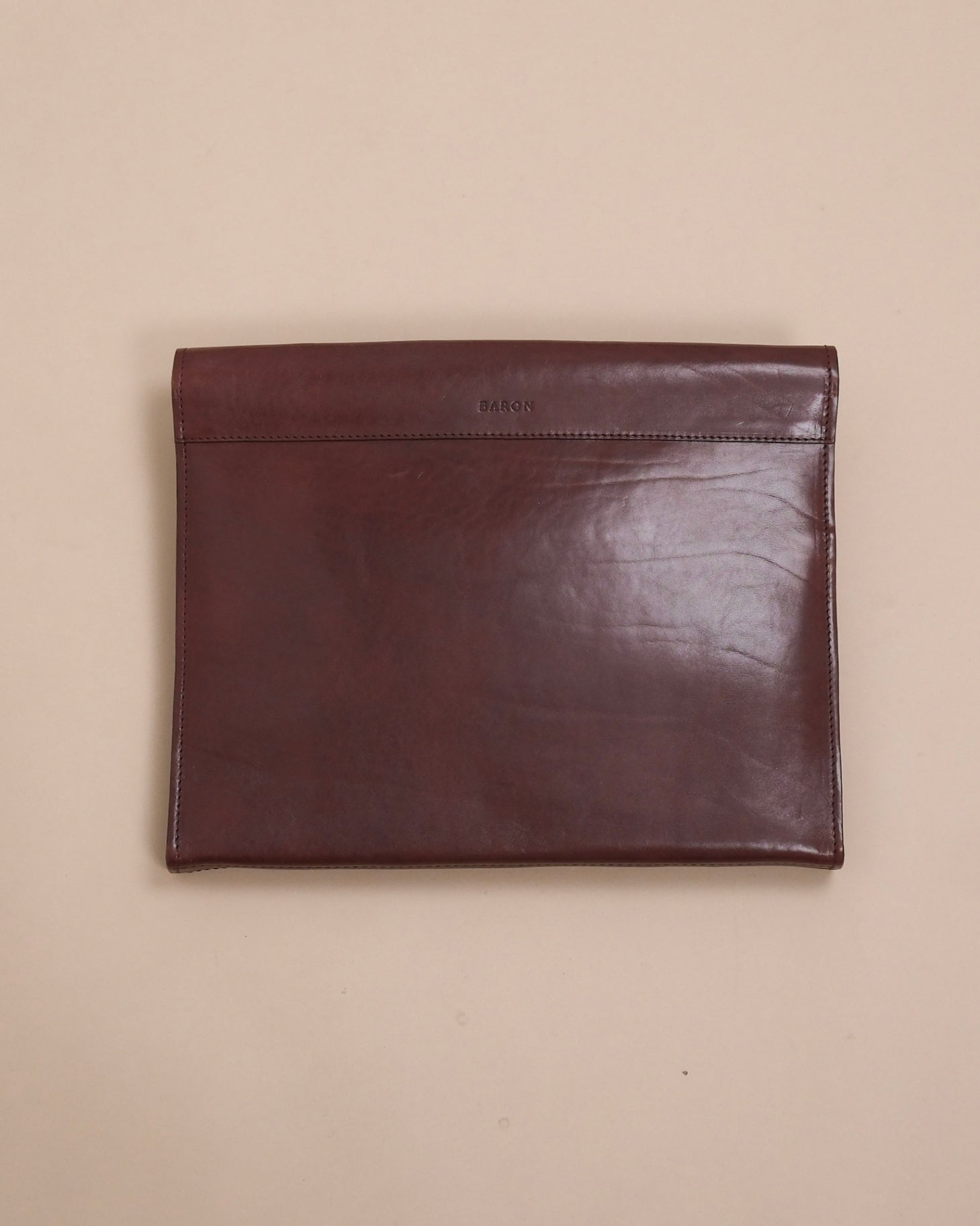 Brown Oxblood Leather Laptop Case